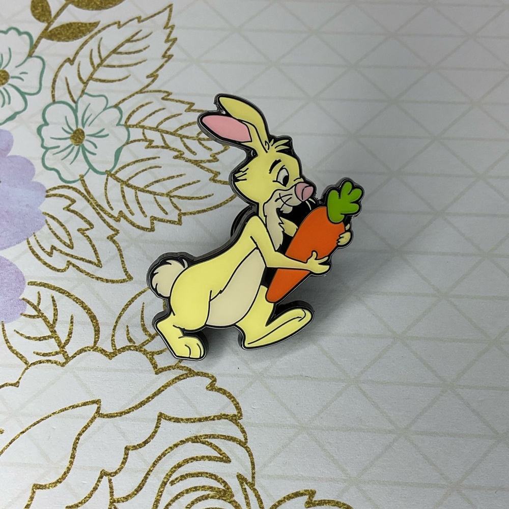 Winnie the Pooh Rabbit Carrying a Carrot Disney Pin